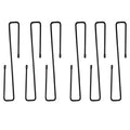 SINKHANUN 6 PCS Pistol Rack for Gun Safe Shelf or Stack On Gun Cabinet Handgun Hangers for Gun Safe for Display Gun Cabinet Accessories