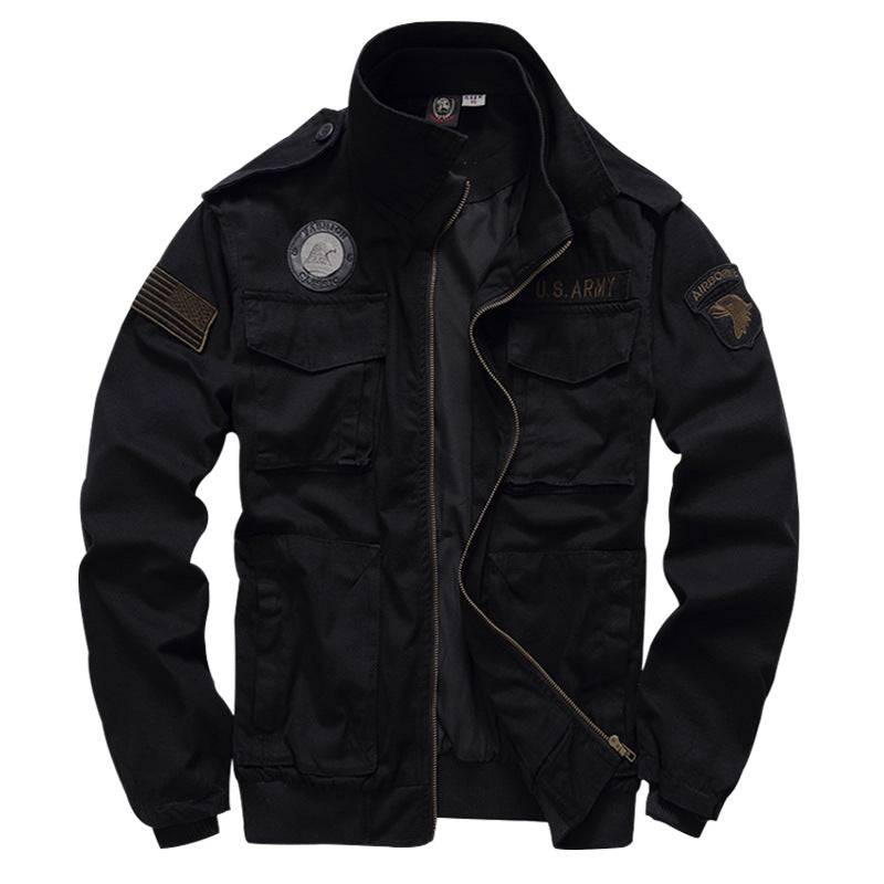 Men's Camouflage Flight Jacket - Outdoor Military Gear