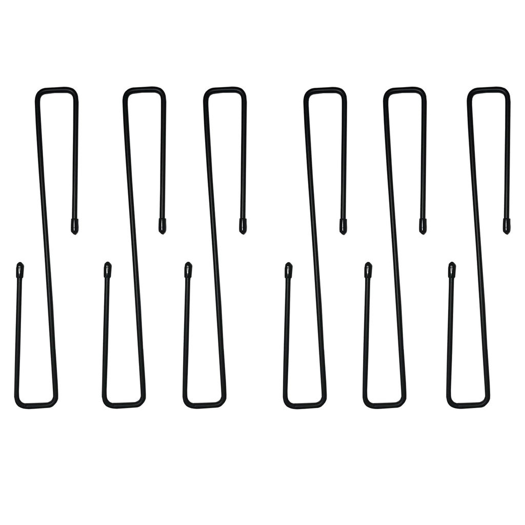 SINKHANUN 6 PCS Pistol Rack for Gun Safe Shelf or Stack On Gun Cabinet Handgun Hangers for Gun Safe for Display Gun Cabinet Accessories
