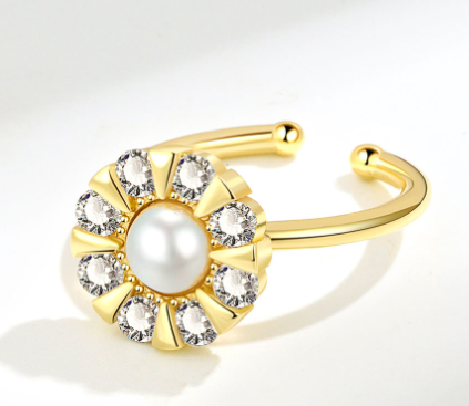 Rotating Zircon Ring for Men and Women Fashion