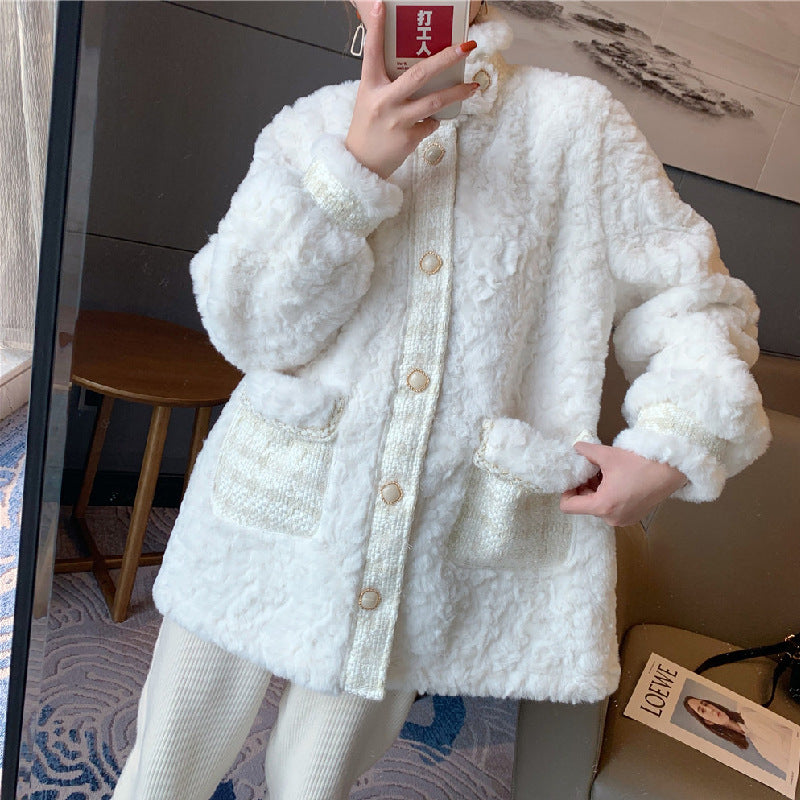 Loose Fit Thick Jacket for Women Fashion