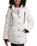 CANADA WEATHER GEAR Womens Winter Coat – Full Length Quilted Puffer Parka – Plus Size Heavyweight Maxi Jacket for Women S-XL Size Medium White 2