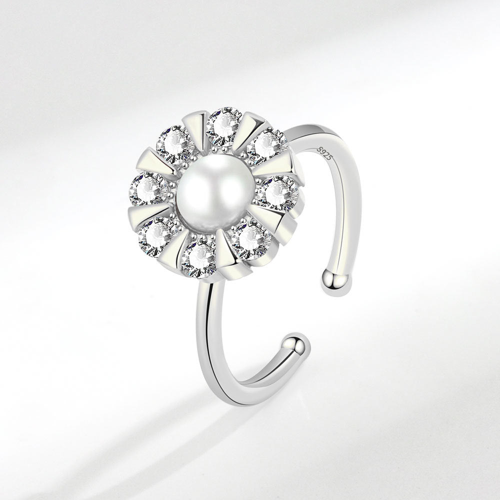Rotating Zircon Ring for Men and Women Fashion